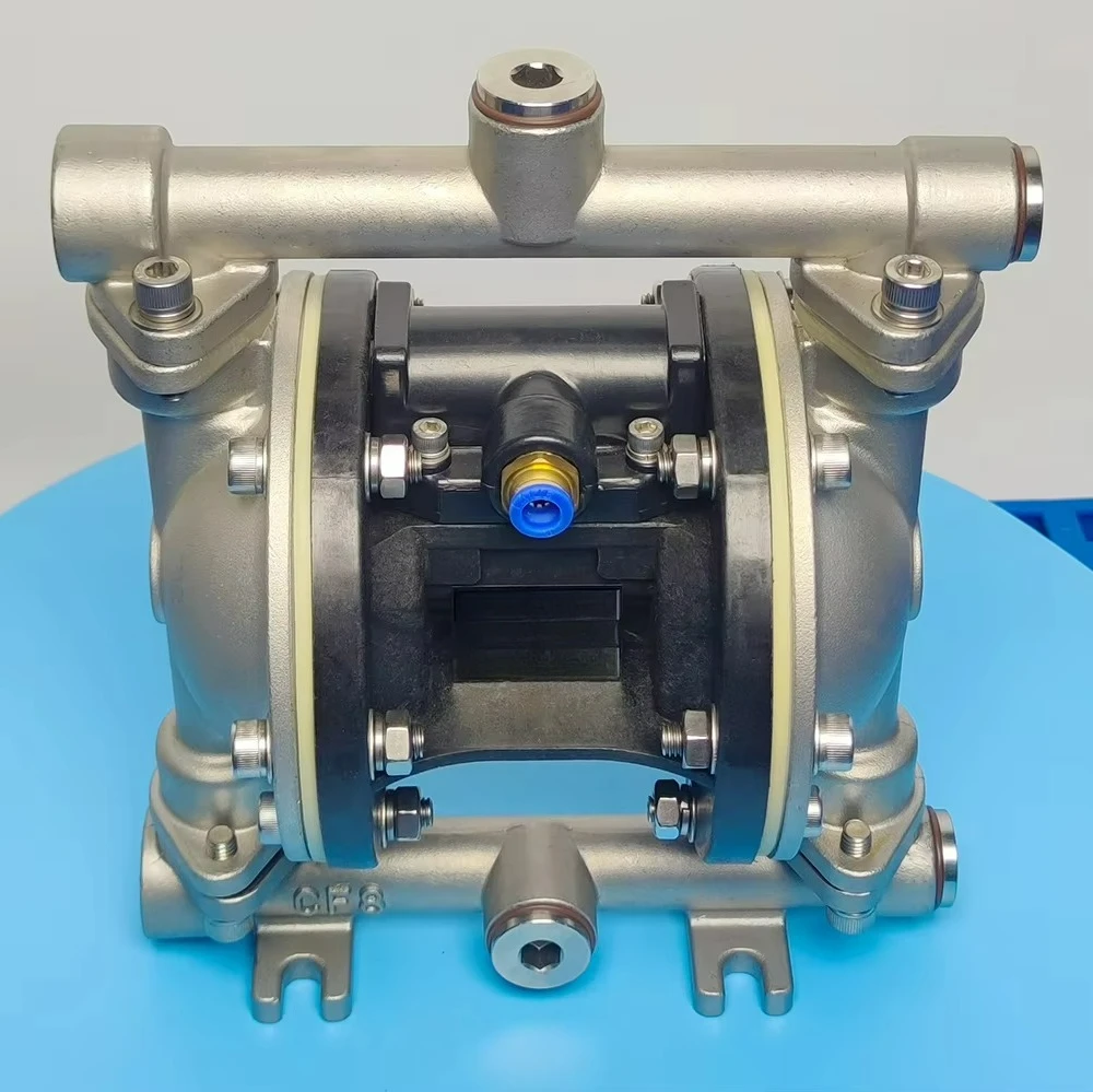 KY-20S4YJPP Stainless Steel 304 Pneumatic Diaphragm Pump 3/4 Inch Low Pressure Air Operated Suction 50 L/min Quick