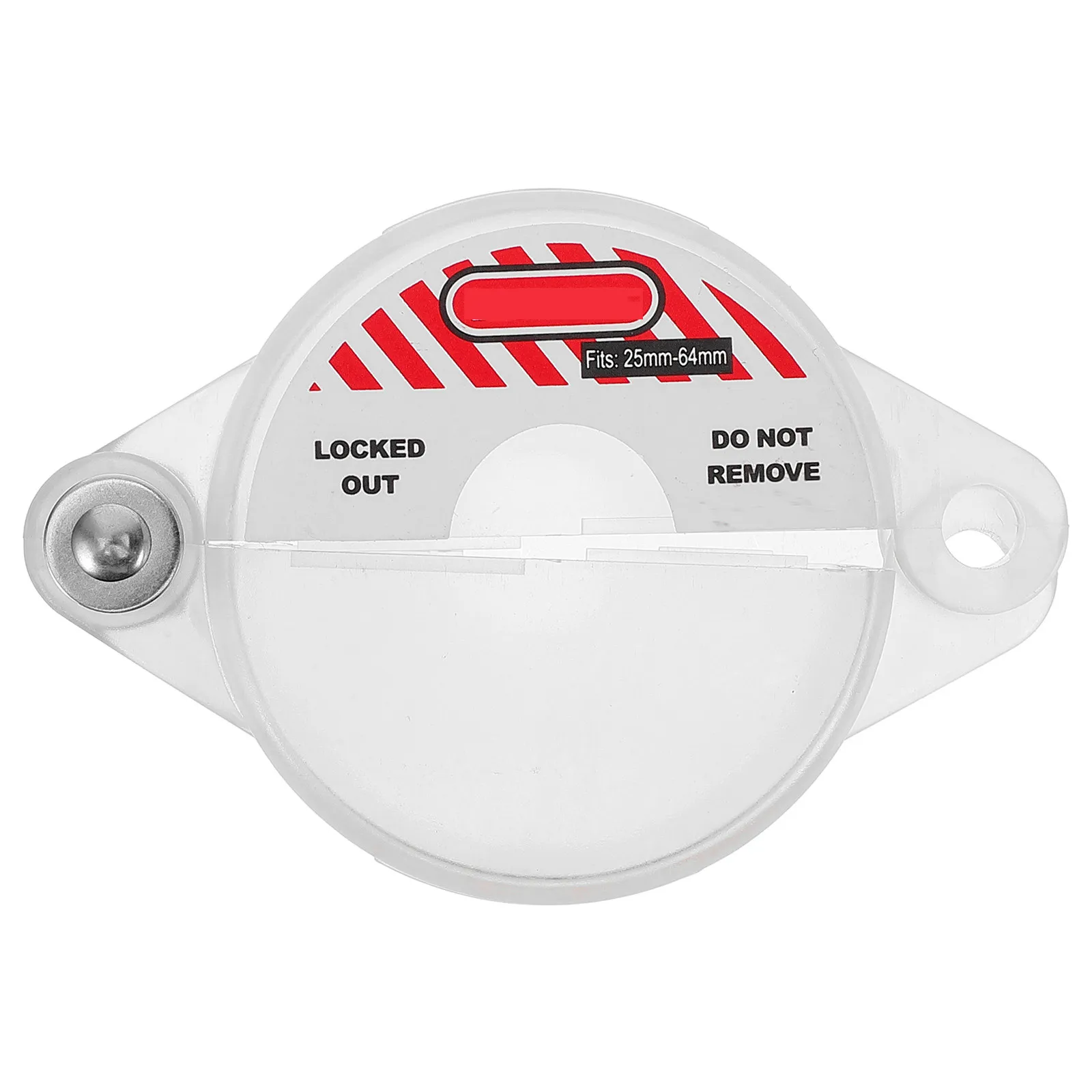 Transparent Gate Valve Lock Corrosion Resistant Safety Isolation Lockout Device Valve Lock Water Faucet Outdoor Locking Disc