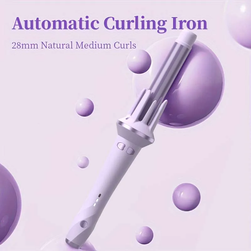 

Premium Multifunctional Hair Curling Iron 32mm Hair Curling Iron Hair Curler Wand with Adjustable Temperature - Gift Box Include