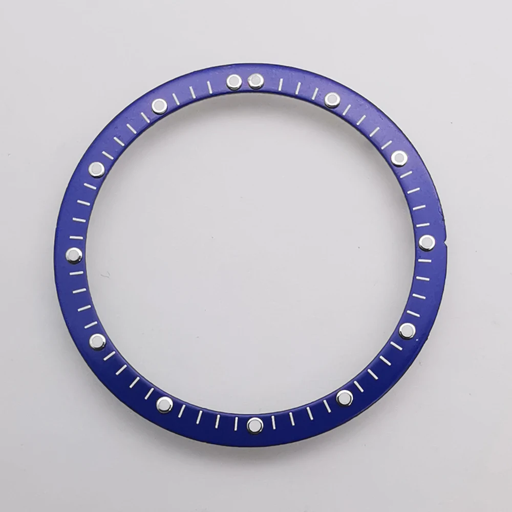 28.5mm Black Blue White Luminous Perspective Dial Ring Transparent Plastic Dial fit NH35 NH36 NH38 NH39 NH70 NH72 movement