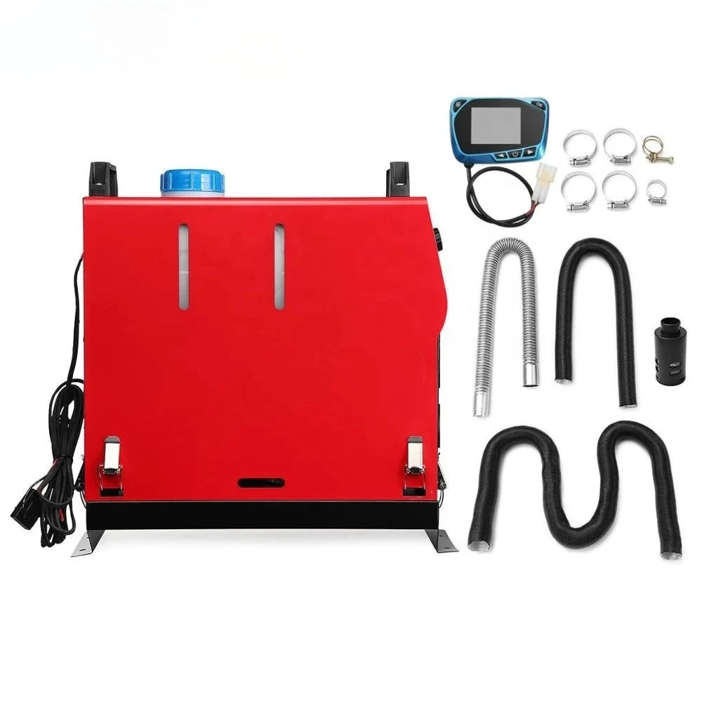 All-In-One 8KW 12V Air Diesel Heater for Cars Trucks Motor-Homes Boats Buses with LCD Key Switch and Remote Control