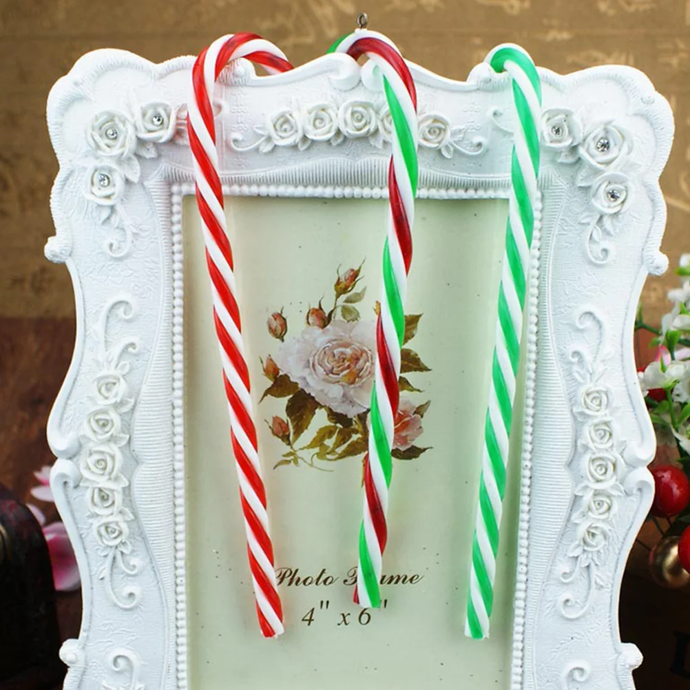 

30 pcs 15Cm Christmas Tree Hanging Pendant Decor Plastic Holiday Ornament For Home Party Yard Indoor Outdoor Green White Xmas