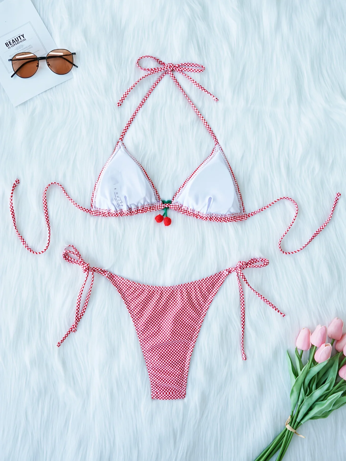 Swimsuit Women Two Piece Swimwear 2024 Letter Bikini Set