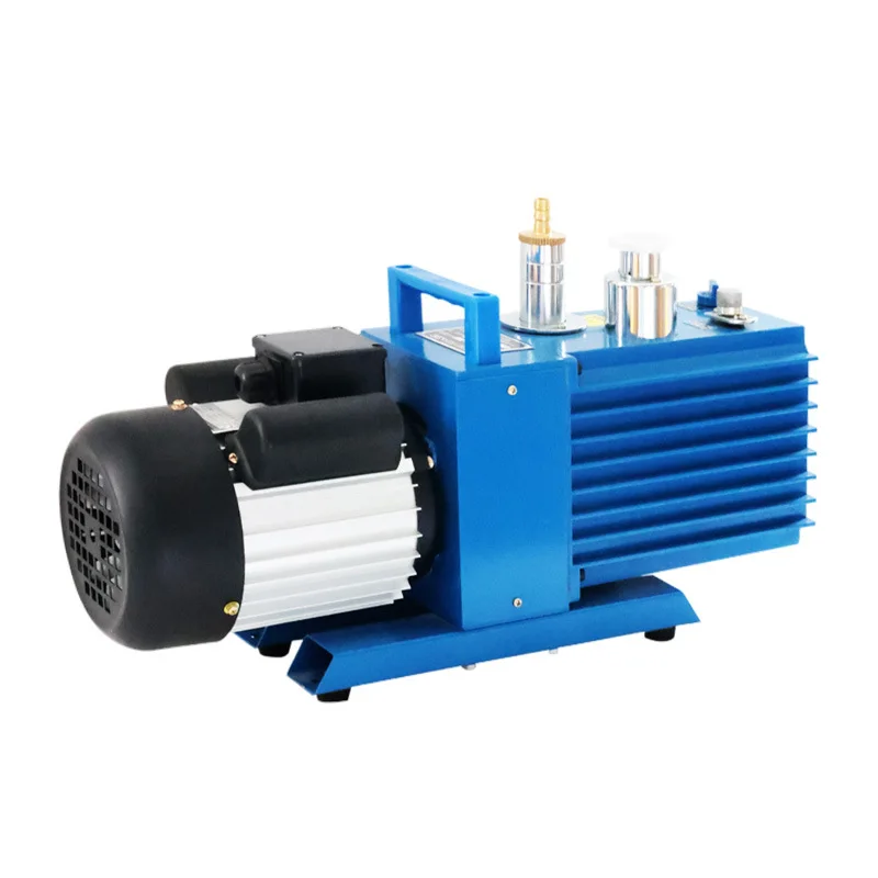 

Laboratory small electric air pump directly connected to oil pump rotary vane vacuum pump