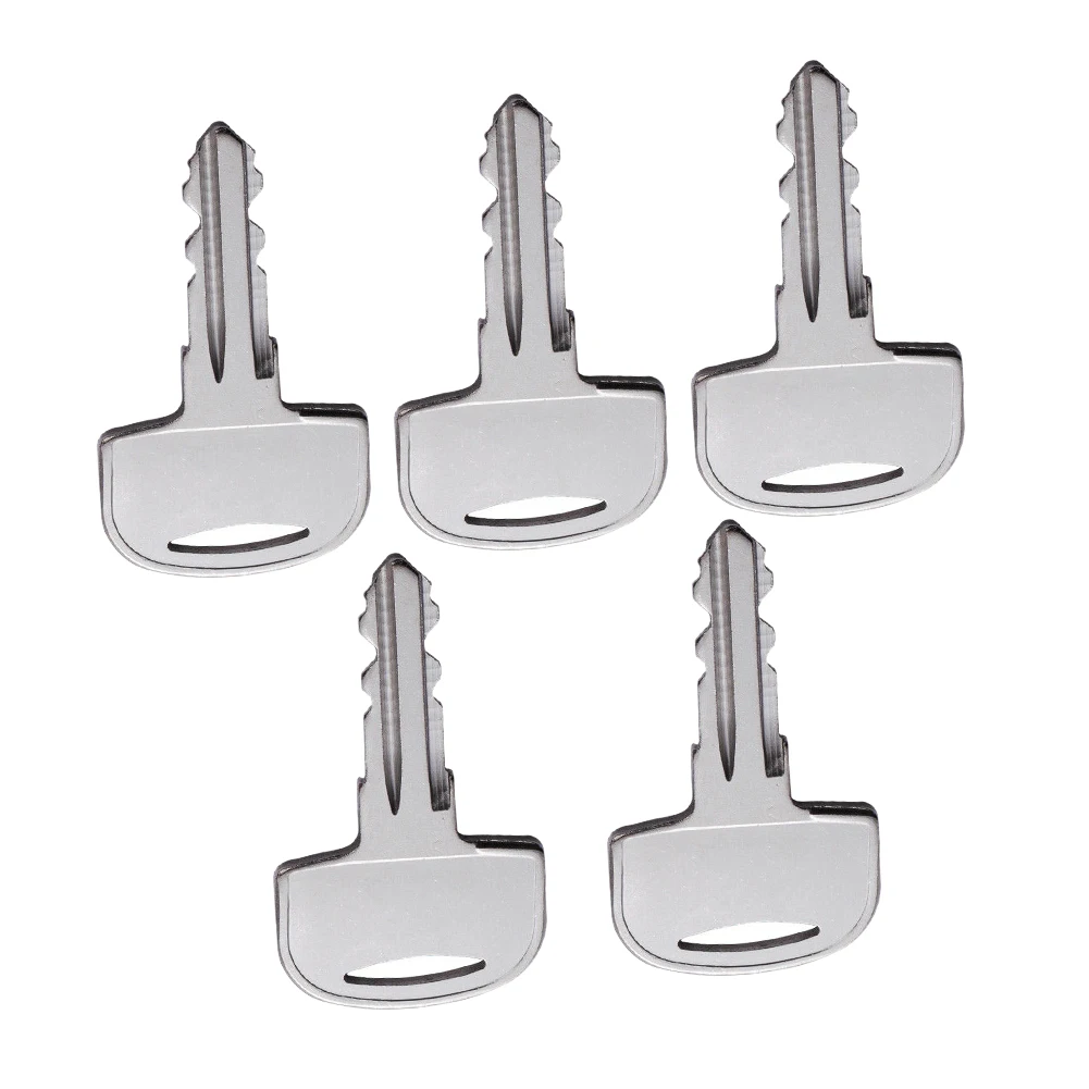 5Pcs 601 Ignition Key Fit for Caterpillar Stacker Ferris Mower Vermeer Sany Mini Excavator Broderson Crane Bluebird School Bus