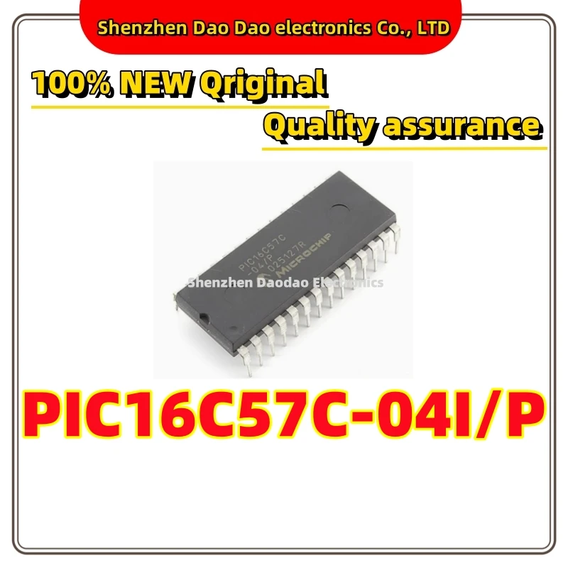 PIC16C57C-04I/P PIC16C57C DIP-28 MCU microcontroller chip IC new original