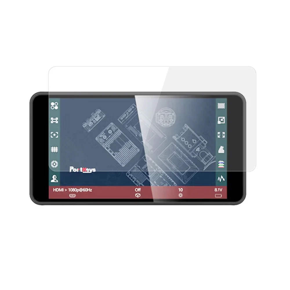 Protector de pantalla Premium a prueba de arañazos, película de vidrio templado para Monitor de Portkeys PT5, PT5II, P6, PT52, PT6, BM7IIDS, 9H