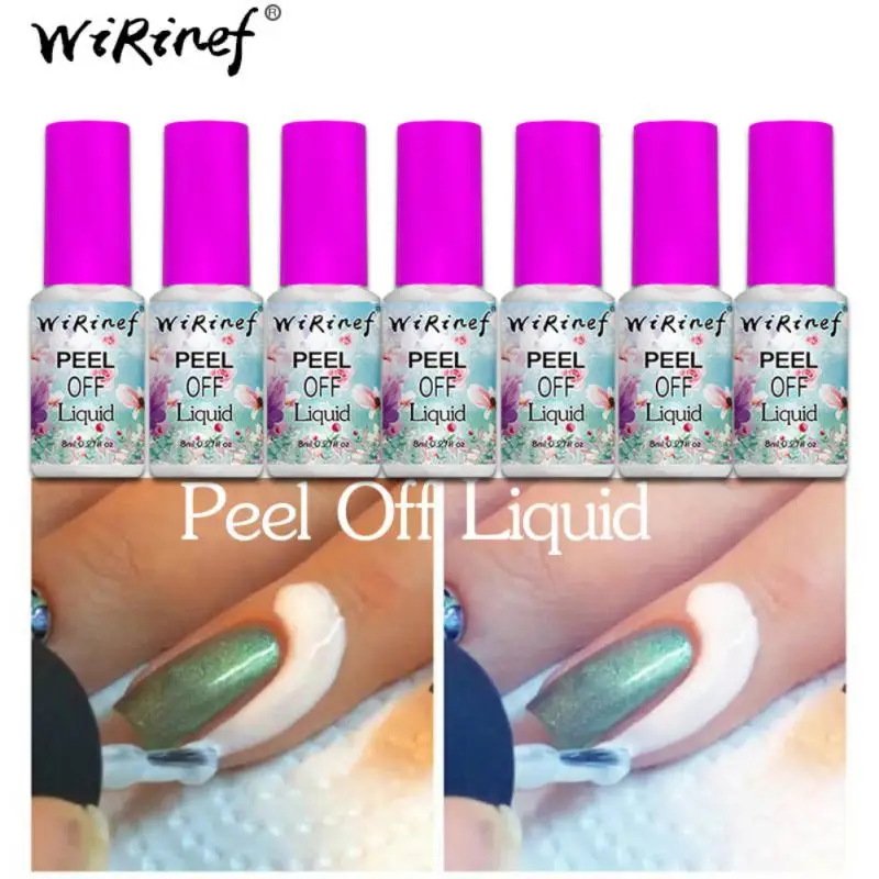 กาวทาเล็บป้องกันการหลุดลอกออกง่ายป้องกันการหกของเหลวที่มีคุณภาพสูงและมีนวัตกรรมยาเคลือบเล็บ