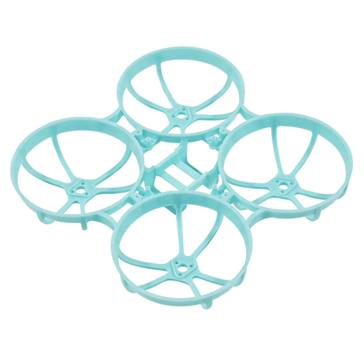 Eceran! Untuk Meteor75 Pro FPV Drone Frame 1S Micro-Brushless Whoop Meteor 75 Pro FPV Racing RC Drone Quadcopter Frame Cyan-Biru