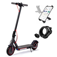 8.5 Inch Electric Scooter with App Function, with Mobile Phone Holder and Anti-Theft Protection, Foldable E Scooter, 25-30 km