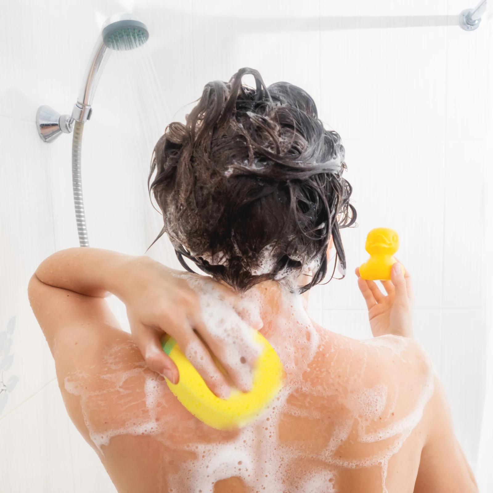 

4Pcs Fruit Shape Bath Sponge Exfoliating Shower Body Wash Scrubber Gentle Foam Skin Care Shower Supplies Bath Sponge