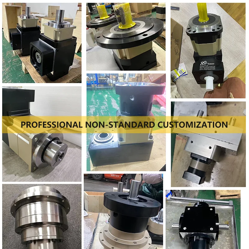 High precision helical planetary gear reducer 57/60 nema 23 stepper/servo motor gearbox step-down speed reducer