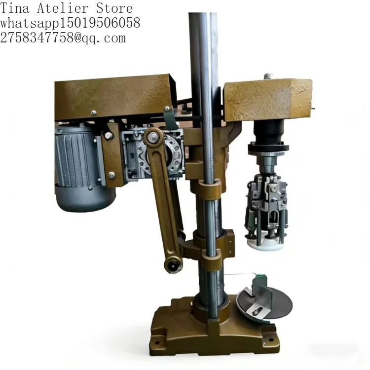 Semi Automatic Glass Bottle Jar Sealer Twist off Metal Cap Vacuum Capping Machine for Food