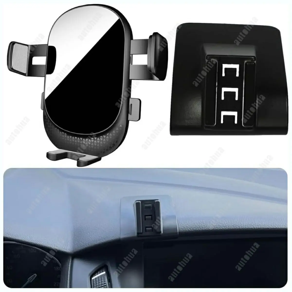 

Car Phone Holder Stand For Ford Focus 2012-2018 GPS Bracket Dashboard Clip Mount For iPhone & All Mobile Phone Support