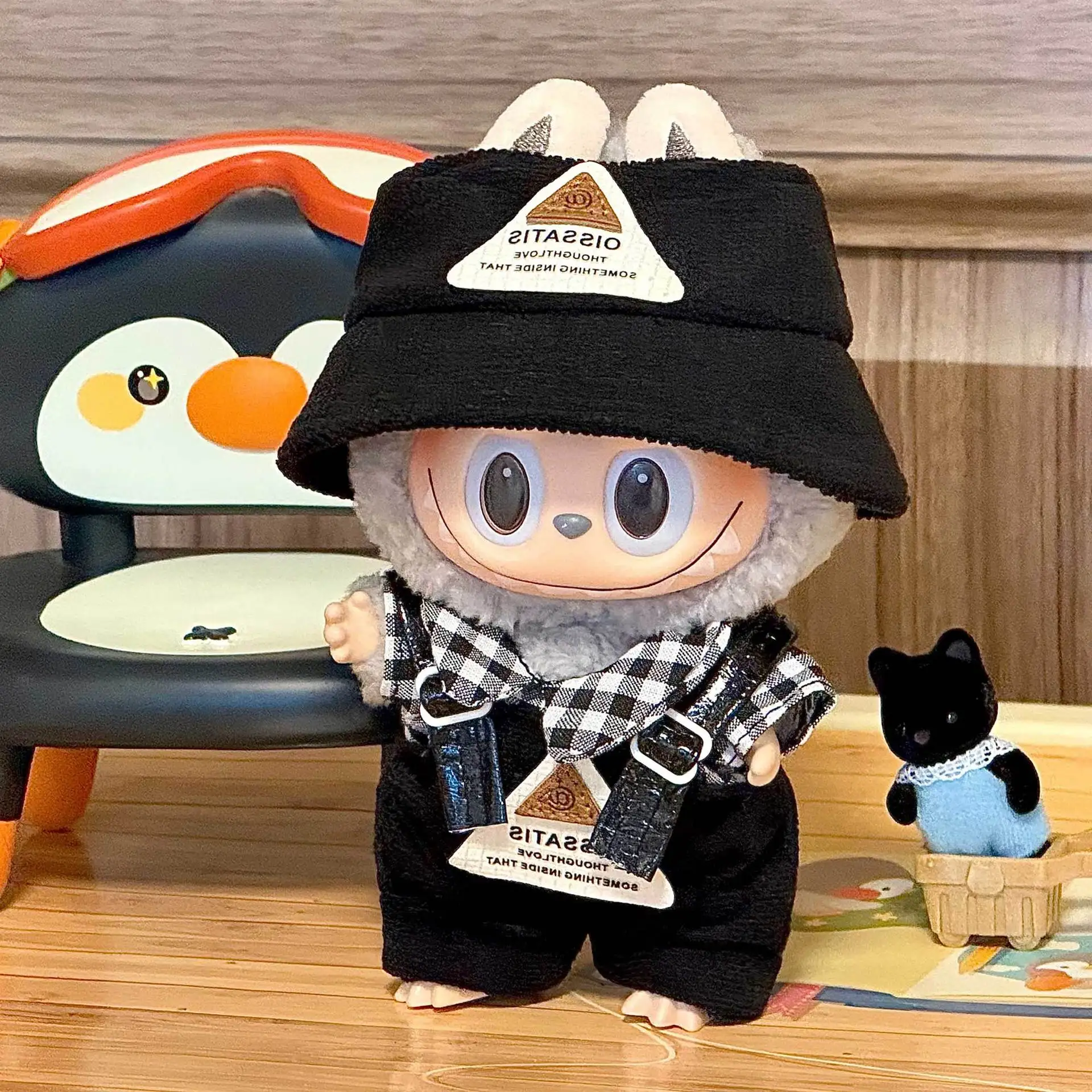 

Labubu Doll Clothes Clothes Suitable For Milk Cute Clothing Labubu Doll Clothes Standing Generation 1 And 2 Labubu Clothing 17cm