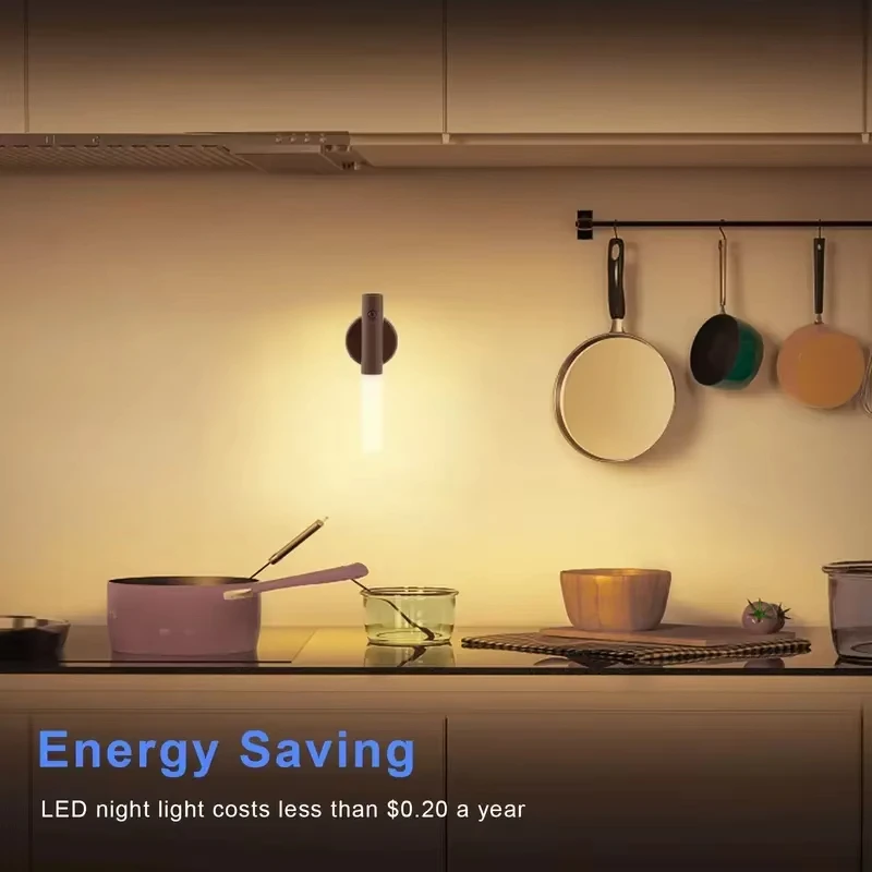 LED-nachtlampje USB-opladen Intelligente menselijke inductie voor nachtkastje Thuis Garderobeverlichting Bewegingssensor Licht Led-lamp