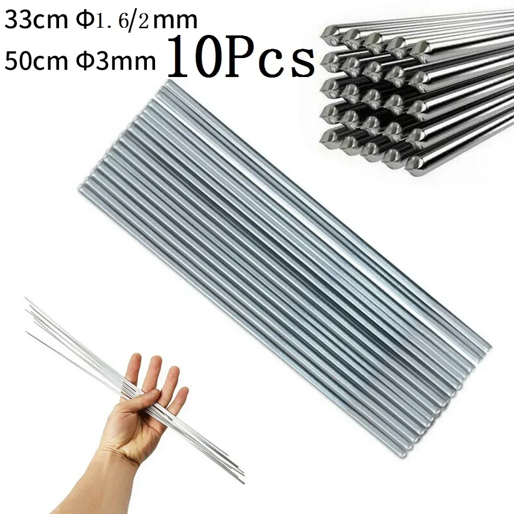 10Pcs bacchette per saldatura in alluminio brasatura a filo facile saldatura a fusione vergella a bassa temperatura saldatura a polvere strumenti per saldatura a barra di saldatura muslimb
