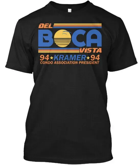 Seinfeld Del Boca Vista Kramer 94 Condo Association T-Shirt for Men Clothing Women Tees High Quality 100%Cotton Short Sleeve