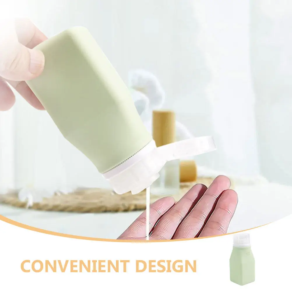 

Набор квадратных дорожных флаконов 100 мл: многоразовые силиконовые дозаторы для шампуня и кондиционера, герметичные, для лосьонов, средств по уходу за кожей и жидкого мыла