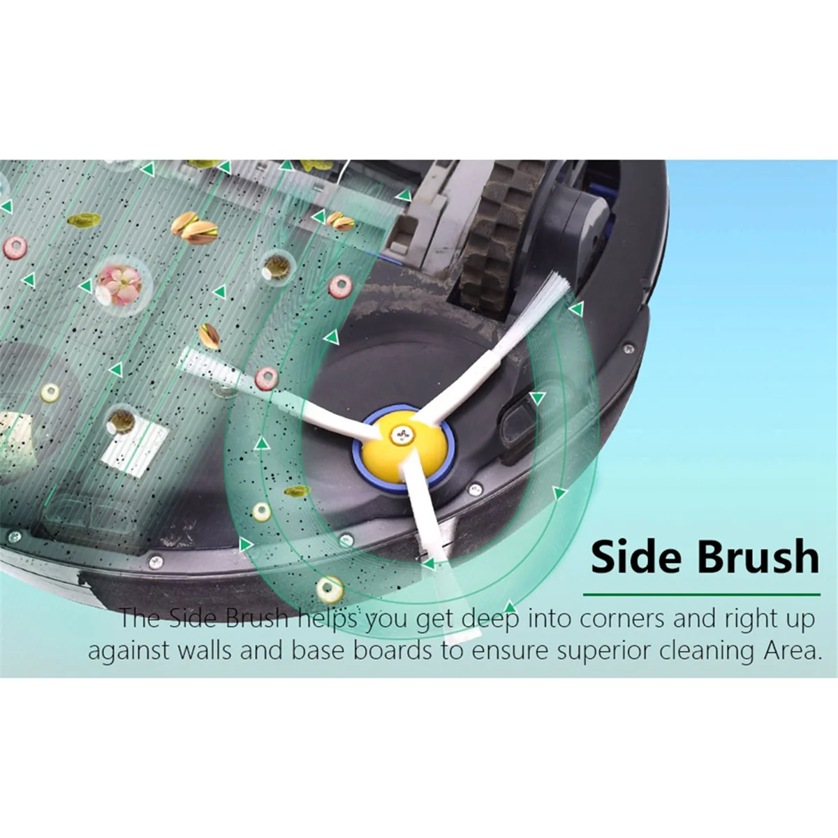 

A61I для IRobot Roomba 500 серии 510 520 530 535 540 555 560 561 562 Запасные части для пылесоса Основная щетка Боковая щетка Фильтр