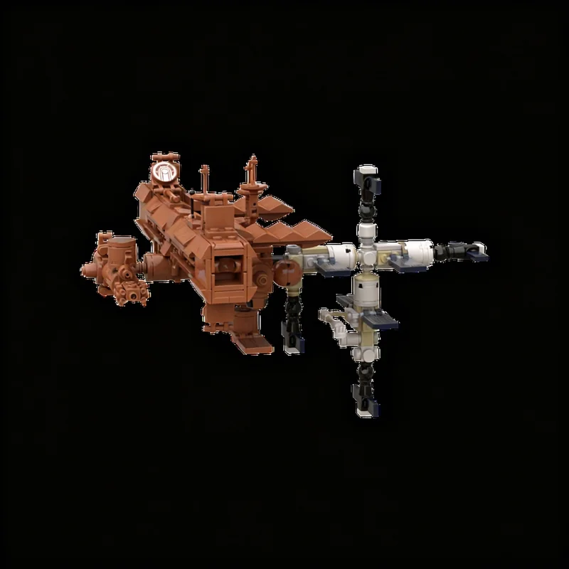 121 個 MOC 国際宇宙ステーション ロシアモデルビルディングブロック アーキテクチャおもちゃ クリスマスギフトアイデア 教育用レンガ 子供