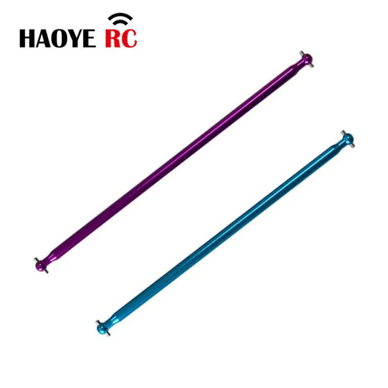 Haoye 1Pc Aluminum Alloy Dog Bone Shaft/Middle Drive Shaft/Model Car Drive Shaft Remote Control Car Modification RC Accessories