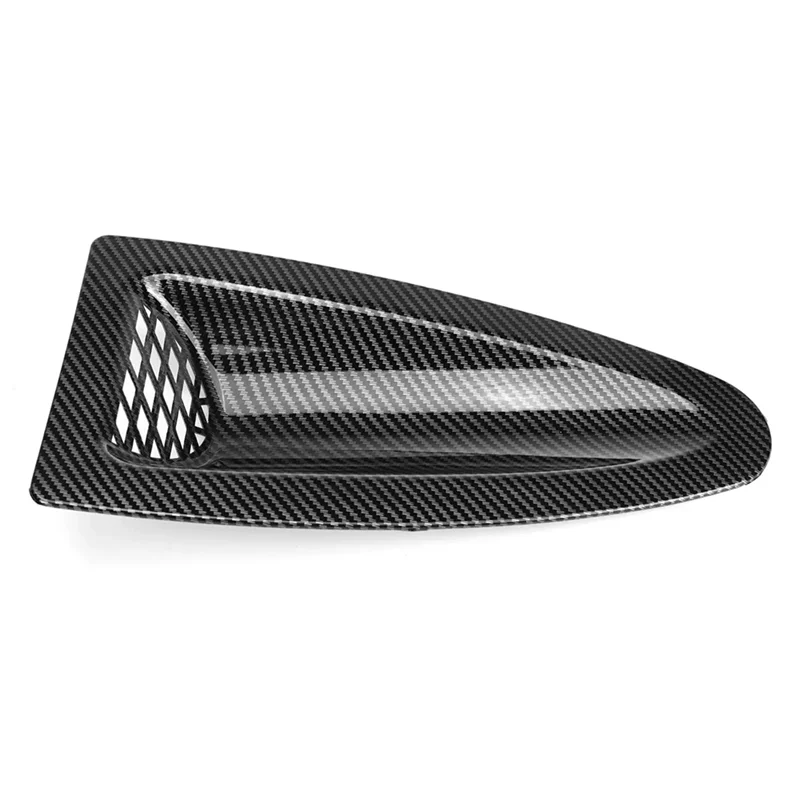 

Universal Engine Hood Vent Louvers Air Scoop Bonnet Vent Air Intake Cover Car Parts Car Front Vent Carbon Look-Boom