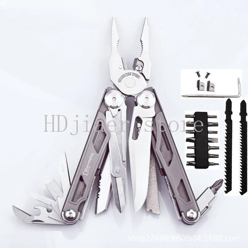 

Daicamping DL30 Gray Multi-functional Knife, an Essential EDC Magic Pliers for Outdoor Activities