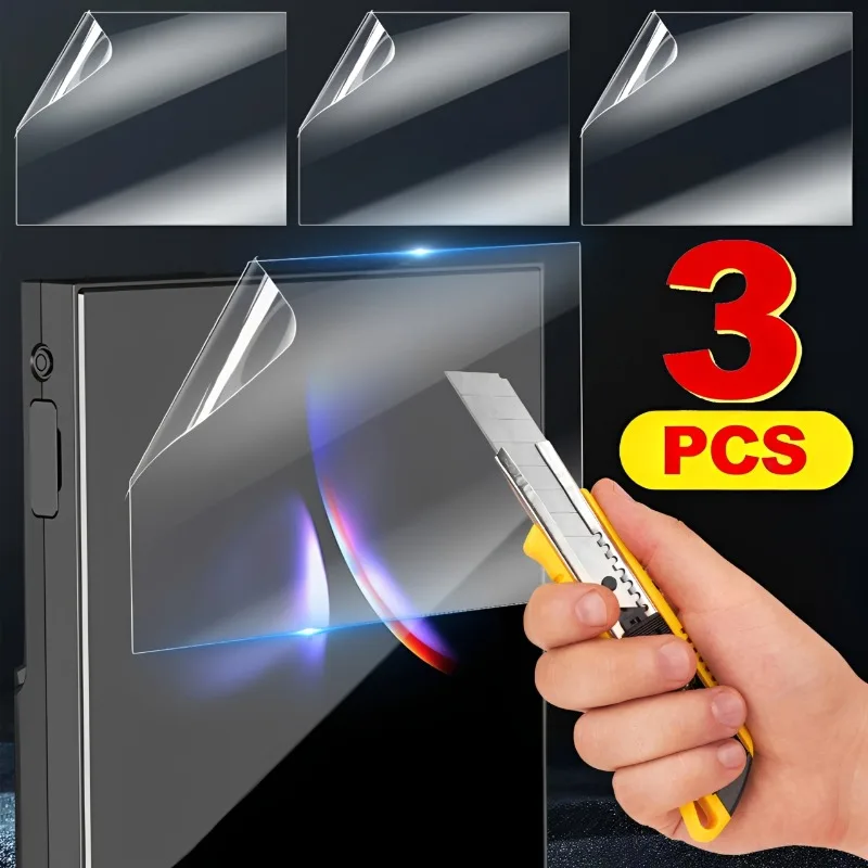 

1-3 шт. гибкие защитные пленки из мягкого ТПУ для портативной игровой консоли Anbernic RG477V, ультрапрозрачные гидрогелевые пленки (не стекло)