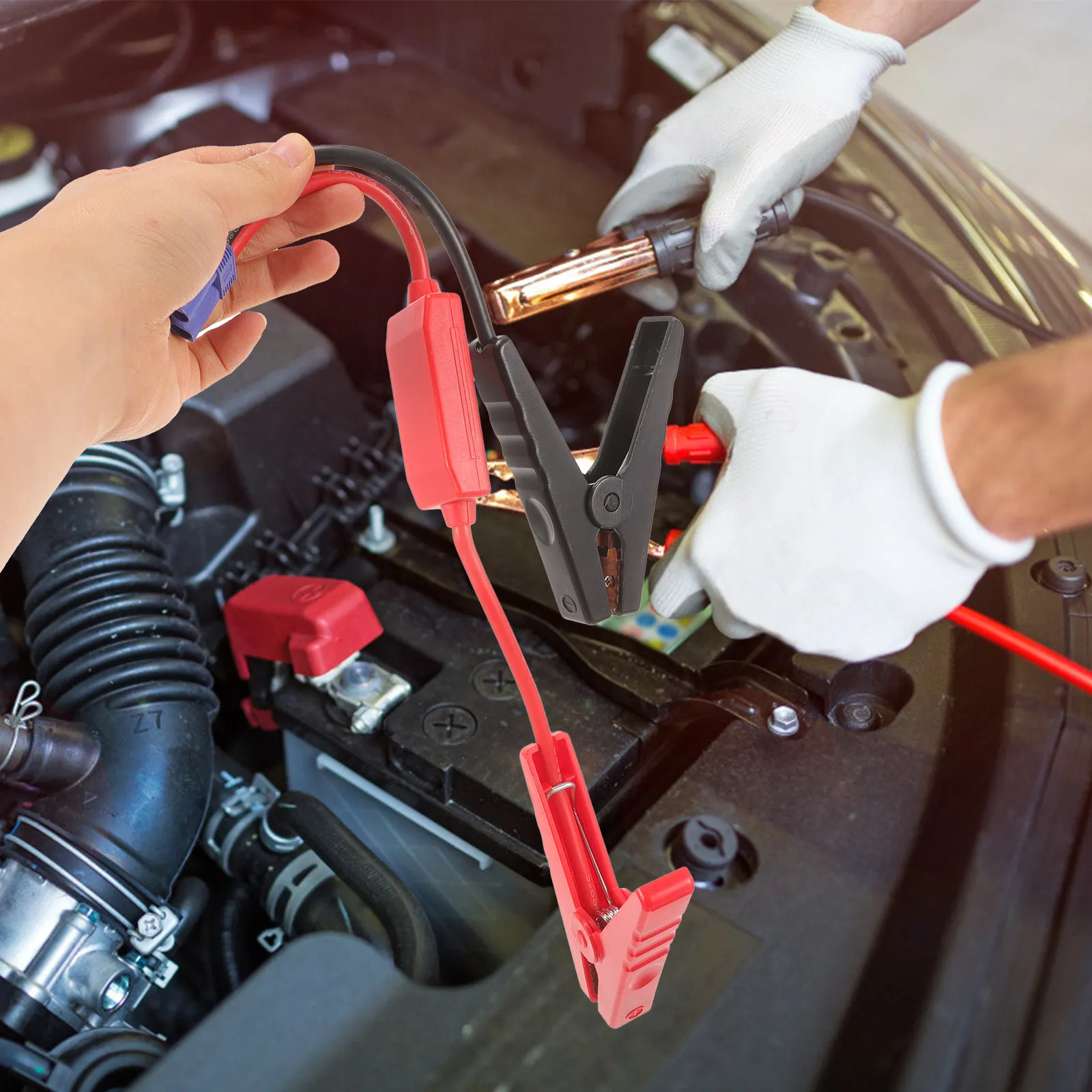 

Emergency Booster Jumper Cable Portable Car Jump Starter Clamp Cable Automotive 12V Booster