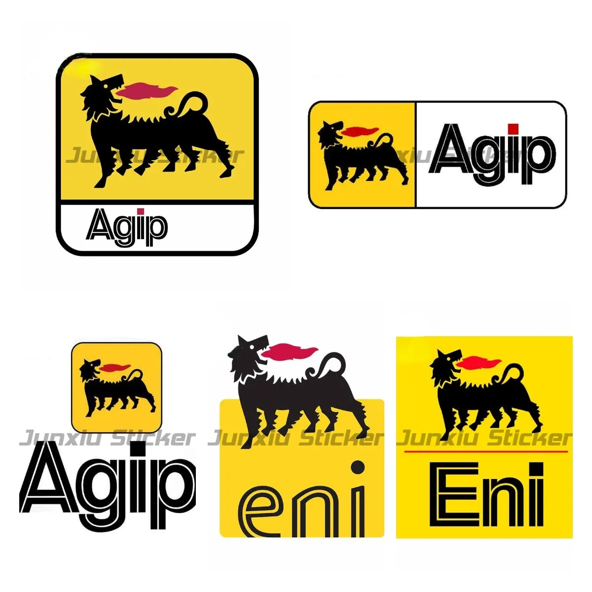 

Agip Logo Funny Car Sticker for GTR Vinyl JDM Camper Trunk Truck Graphics Vintage Drag Racing Decal