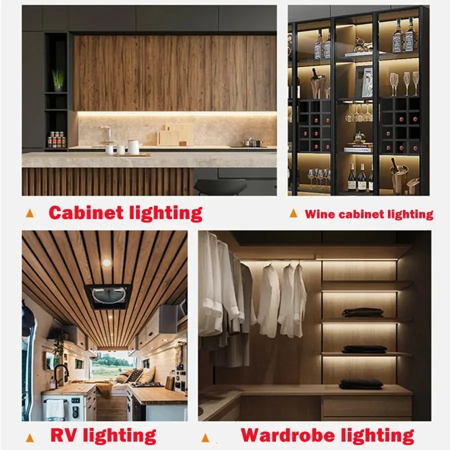 12V Sweep Dimmer Sensor Penetrating Switch Wood Panel Touch Switch LED Dimmable Touch Sensing Hidden for Wood Home Lighting