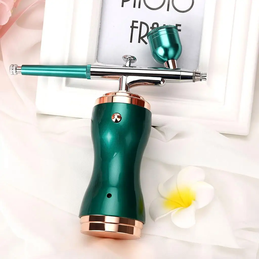 Mini Airbrush Compressor Kit Rechargeable with Air Brush USB Handheld Spray Pump Nail Drawing Craft