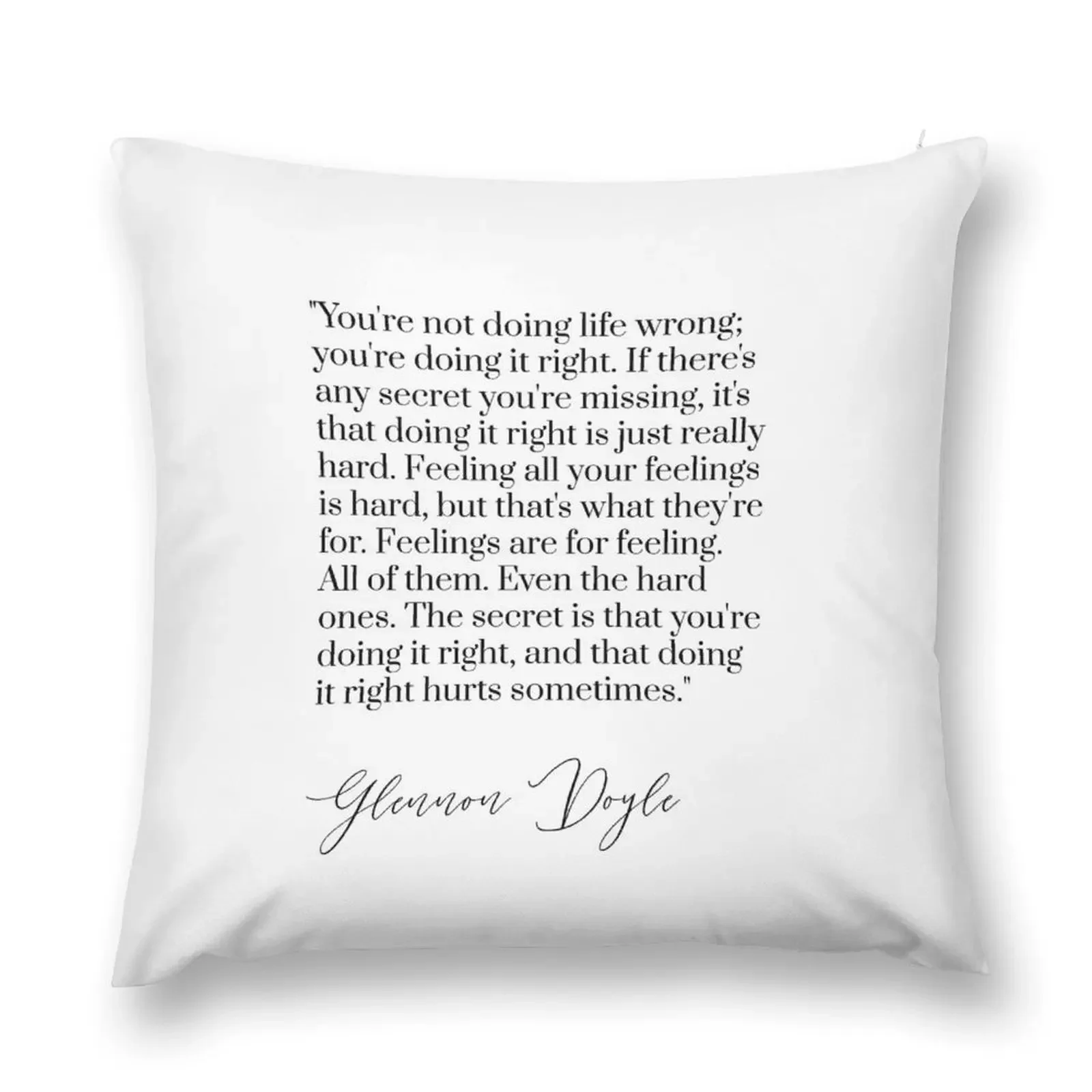 Glennon Doyle Untamed Feeling Throw Pillow Decorative Cushion Cover Christmas Throw Pillows Covers pillow