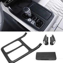 For Trumpchi GAC GS8 2022 2023 Central Control Gear Shift Panel Cover Trim Frame Gear Head Water Cup Panel Car Accessories