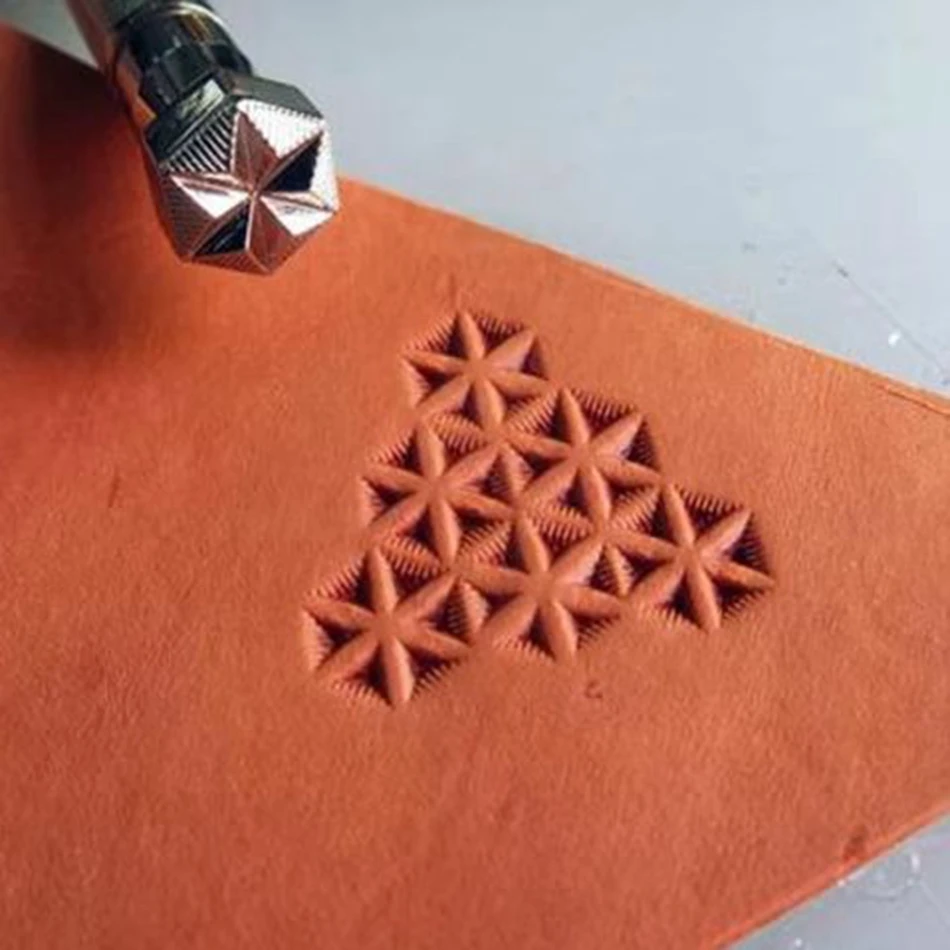 

Leathercraft hardware tools, precision steel engraving and embossing tools, snowflake patterns; custom orders accepted.