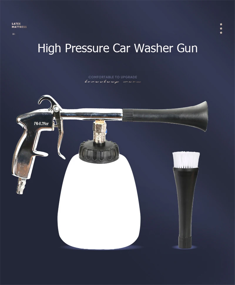 EAFC 1000ML Hochdruck-Autowaschpistole Tornado-Reinigungspistole, tragbare Wassersprühpistole Staubentferner für die Auto-Tiefenreinigung – Detail 1