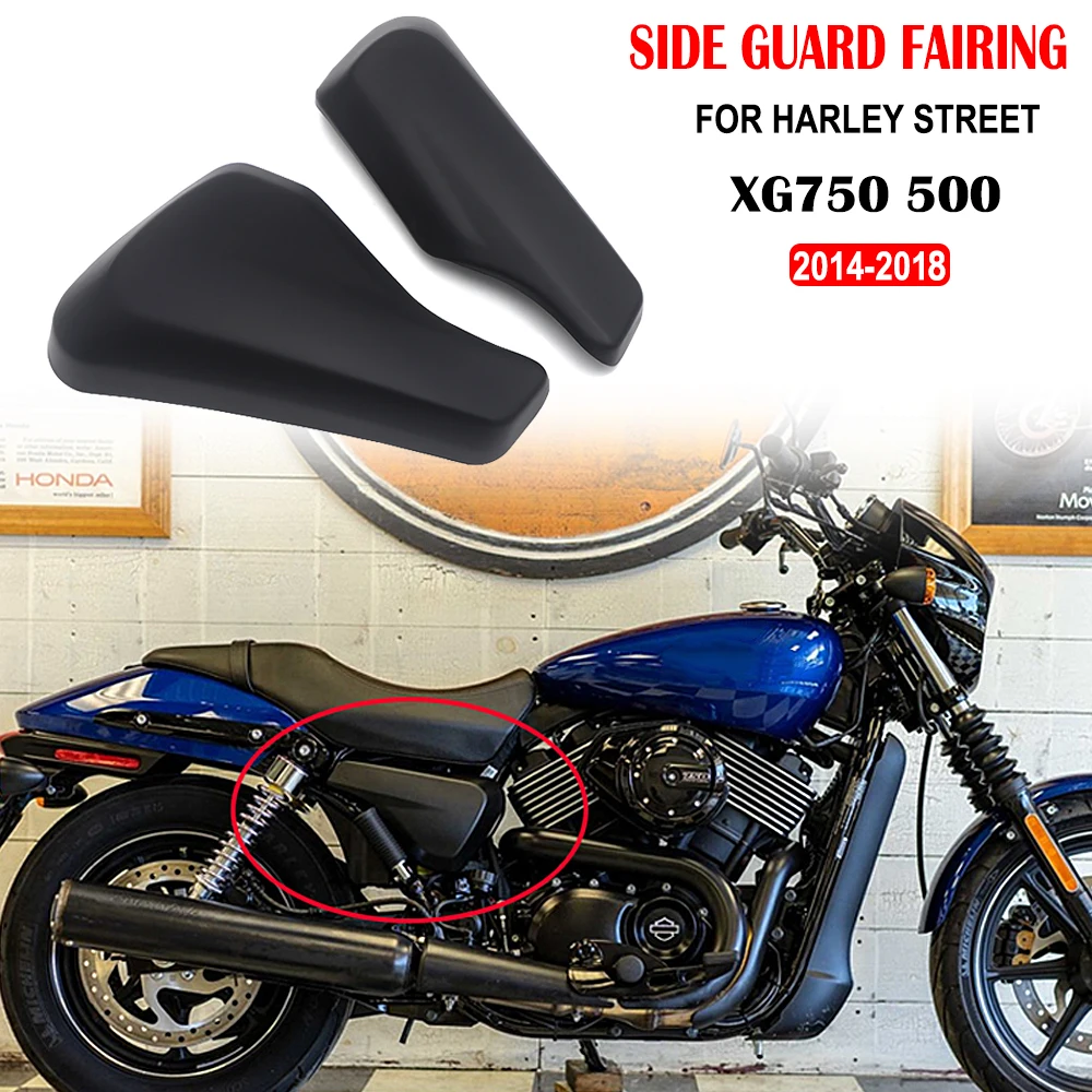 

Motorcycle Radiator Side Guard Fairing Cover Protector Left Right Battery Cover For Harley Street XG750 XG500 2014 2015 2018 ABS