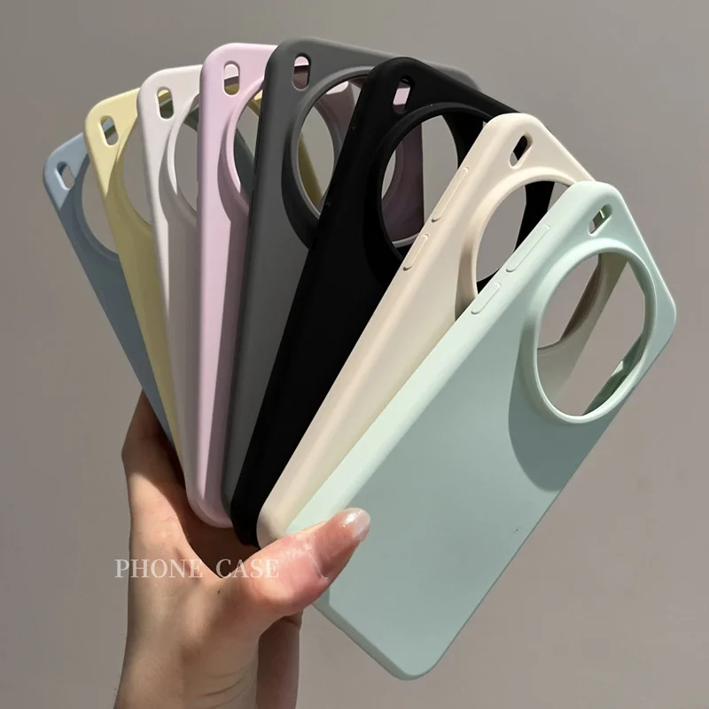 Pour Vivo X300 X200 X100 Pro Ultra X100S Pro Mini coque arrière en Silicone liquide souple antichoc coloré lisse couverture de luxe Funda