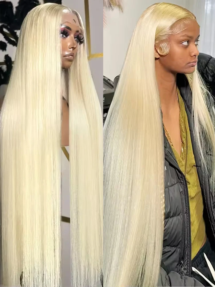 

42Inch Glueless Wigs 5x5 Human Hair Wig Ready To Wear 613 Honey Blonde Straight 13x6 13x4 Lace Frontal Human Hair Wigs For Women