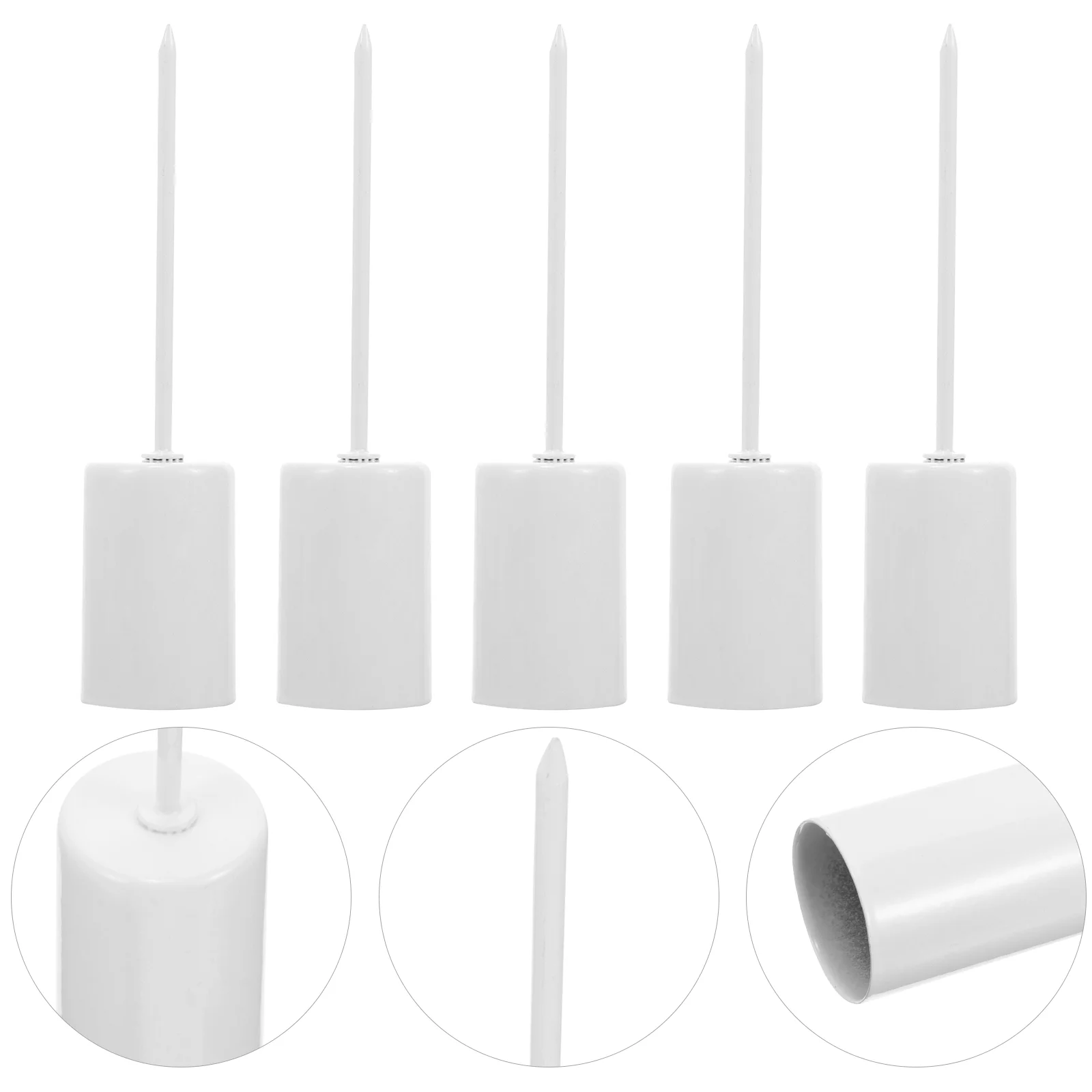 5 Pcs Cup Christmas Tree Wax Holder Votive Holders Iron Taper Candles Decoration