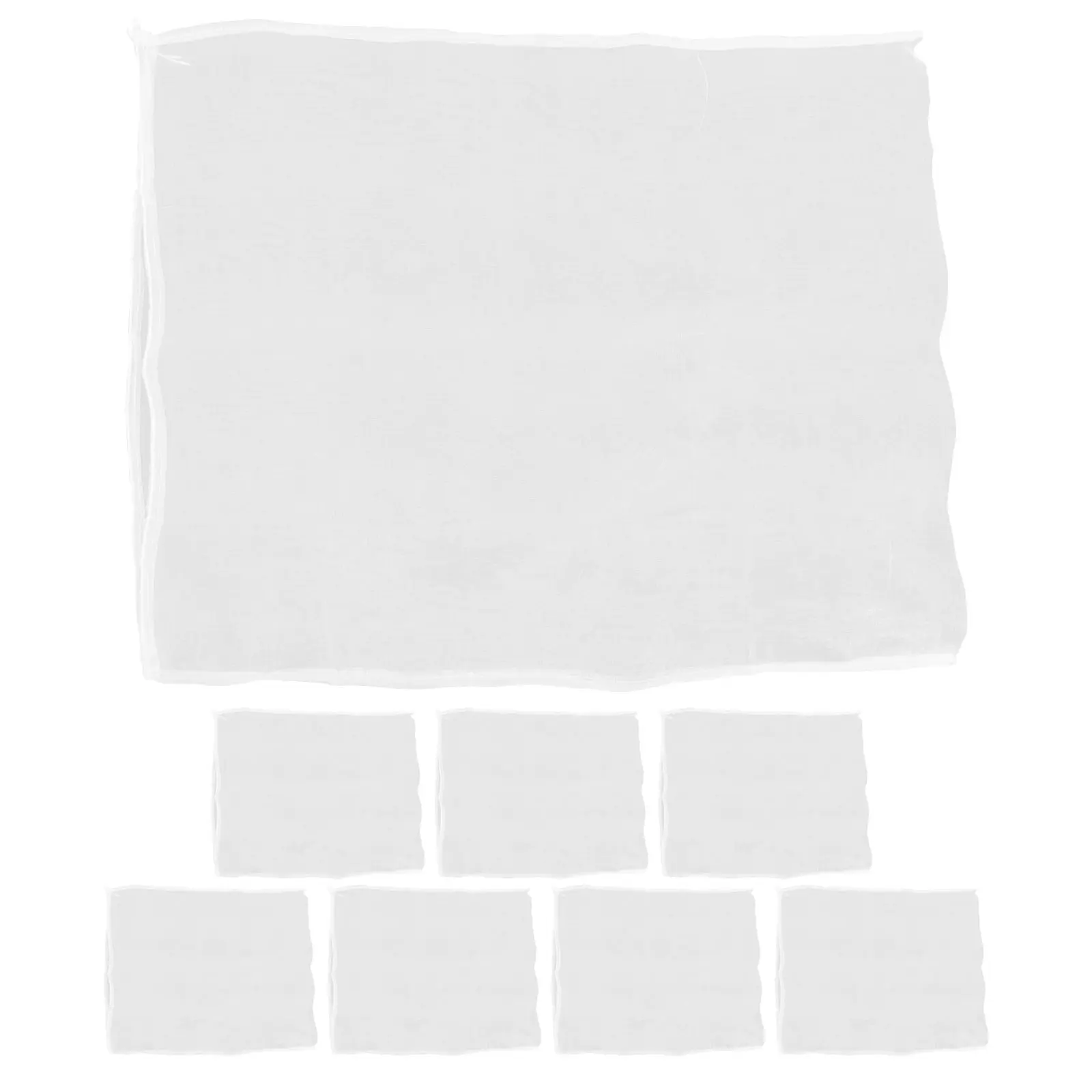 8Pcs Plant Netting Bags Fine Mesh Drawstring Zipper Closure Bird Insect Barrier Garden Protection Covers Garden Bug Netting