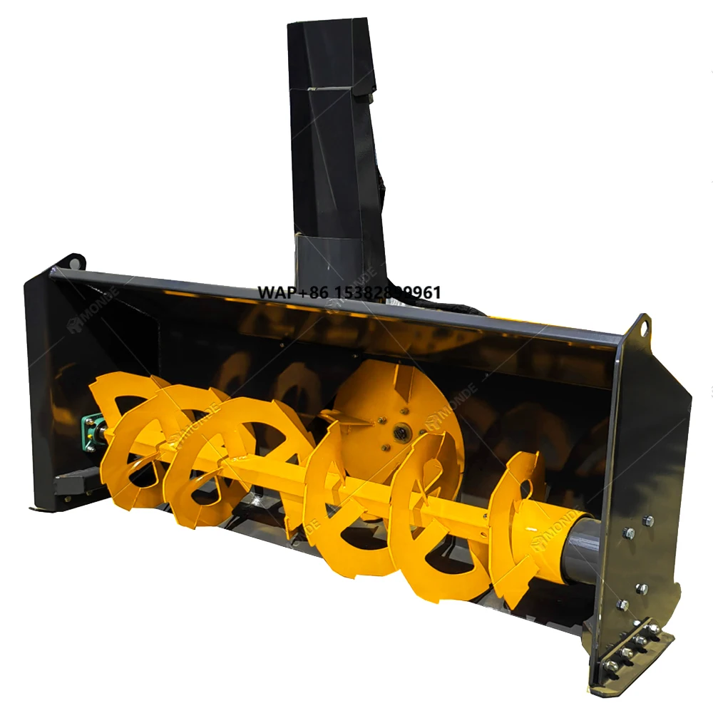 Durable Skid Steer Mounted Snow Blower for Compact Track Loaders and Skid Loaders