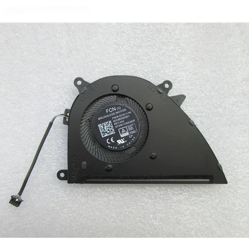 New Original laptop CPU cooling fan for HP 17-cn 17-cp ProBook 470 G8 G9 fnh9 6033b0092801 dfs5k12304363p dc5v 0.5A