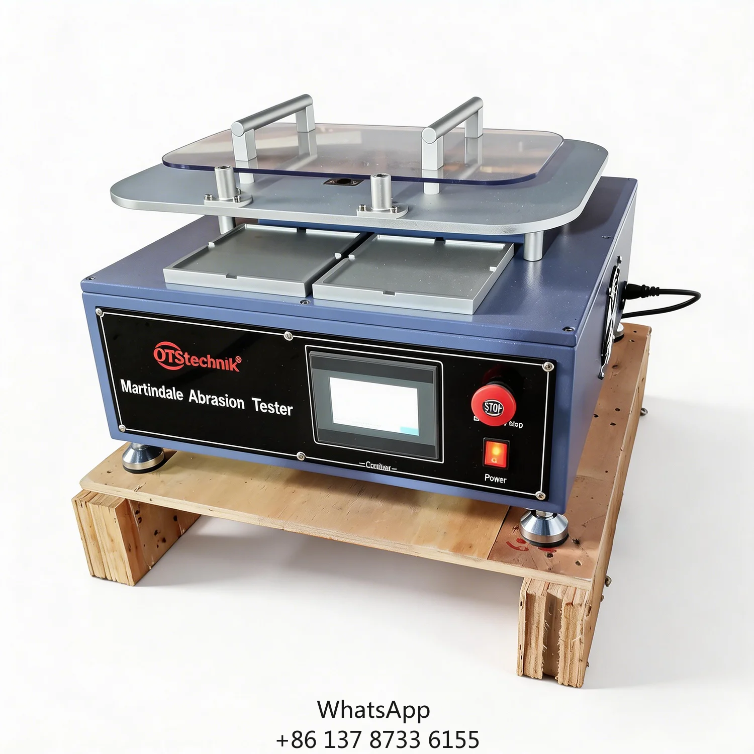 Material Testing Machine ASTMD4970 Textile Martindale Abrasion And Pilling Tester Lab Abrasion Testing Machine