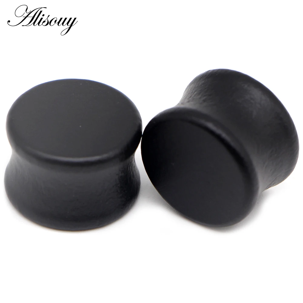 8-50mm Plugs and Tunnels Big Size Ear Tunnel Earrings Ear Stretcher Wood Expander Men Ear Piercing Body Piercing Tunnels Gauge