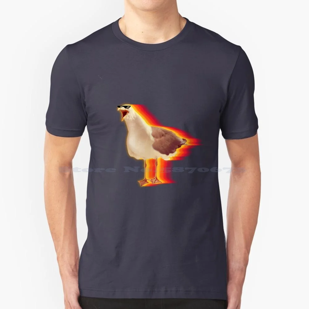 Snazzy Seagull Logo T Shirt 100% Cotton Tee Snazzyseagull Logo Sunglasses