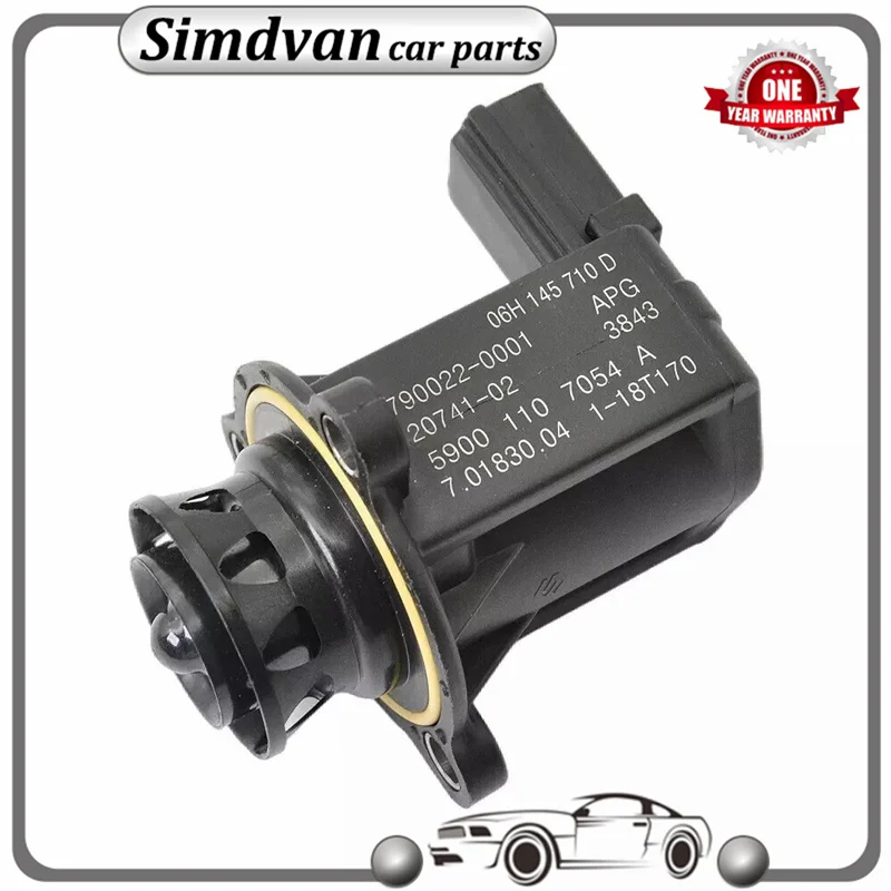 New 06H145710D Turbo Turbocharger Cut-Off Bypass Diverter Valve for Audi A3 Volkswagen GTI Eos CC Passat Beetle 2.0L 2005-2013