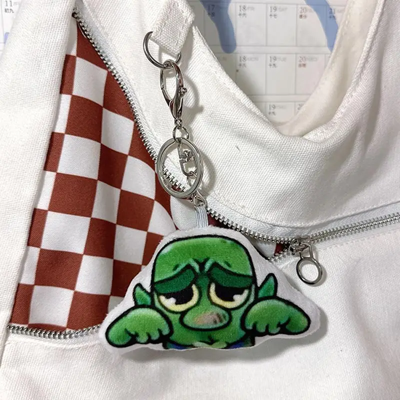 10 cm Gevulde Pluche Pendats COS Game Clash Royale Goblins Huilen Voice Tas Hanger Animatie Sleutelhanger Pop Fan Leuke Gift speelgoed