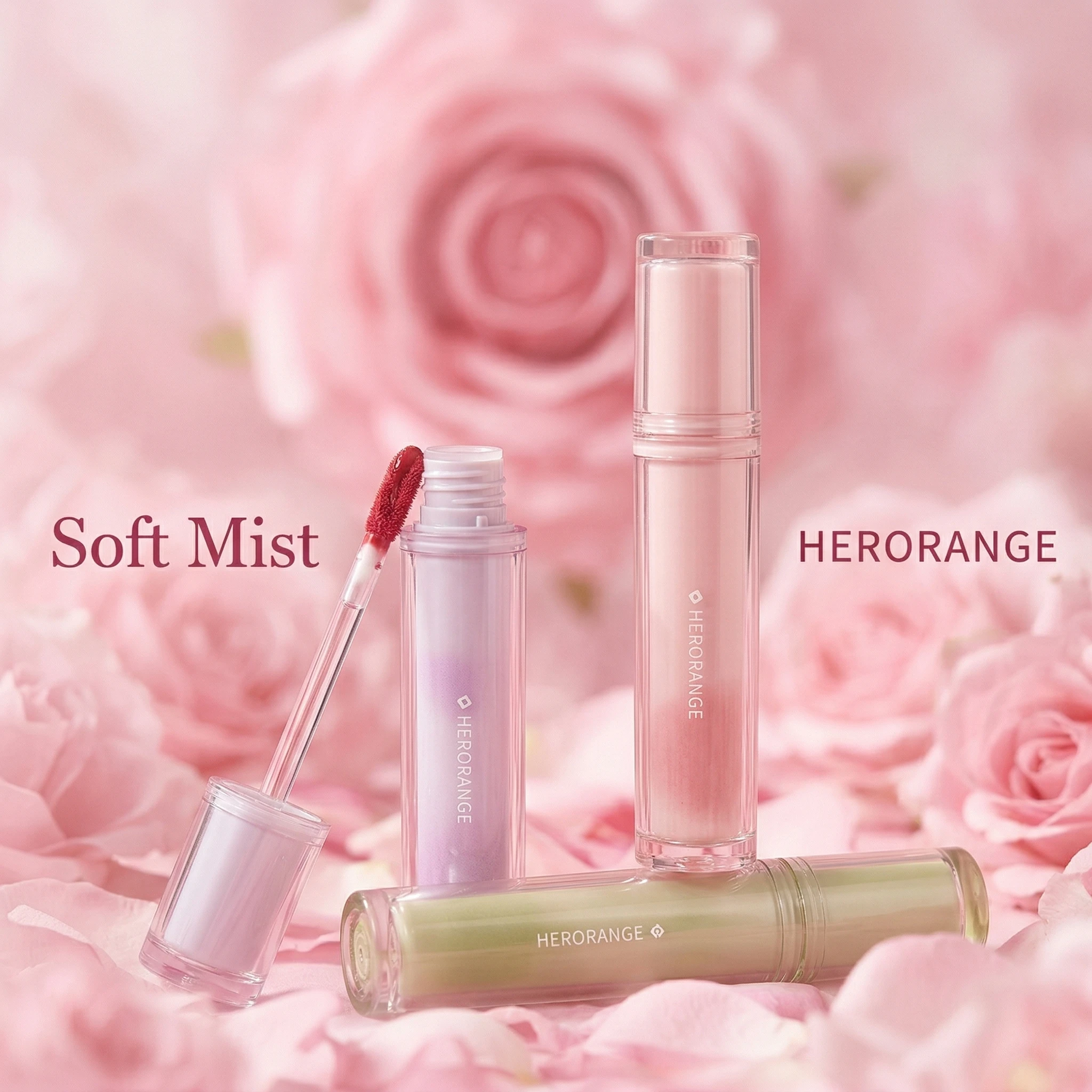 ملمع شفاه هيرورانج بنكهة الشاي - مراجعة Lip Tint Korean وسعره